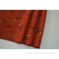 100% Polester Hammered Satin Printed Fabric